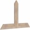 Ekena Millwork Portland Smooth Timber Gable Bracket, Douglas Fir, 48"W x 32"H x 1 1/2"D x 5 1/2"F, 16/12 Pitch GBW048X32X0206POR00SDF - alternate 2